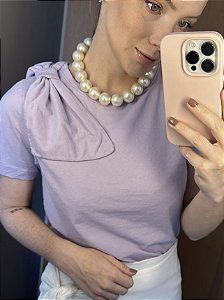 T-shirt Martina Laço Lilás