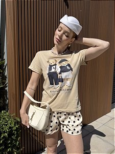 T-shirt Ursinho Café com Leite