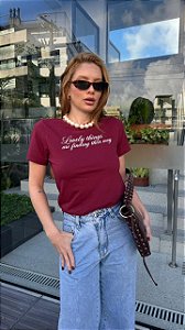 T-shirt Bordo