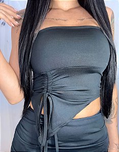 Cropped Faal (preto)