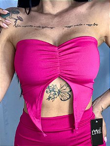 Cropped Lyre (pink)