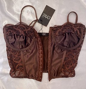 Corselet Mirela (marrom)
