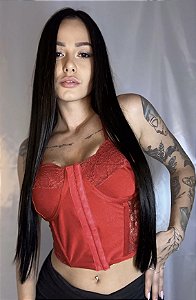 Corselet Mirela (vermelho)