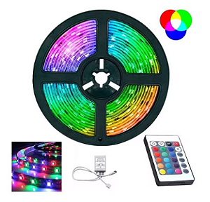 LED RGB Cor Luz para Decoração, RGB 3528, 5m, 300 LED, Vitrine Decoração