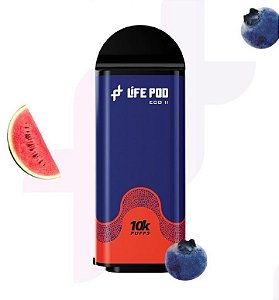 Refil Desc Life Pod Eco || 10.000 BLUEBERRY WATERMELON
