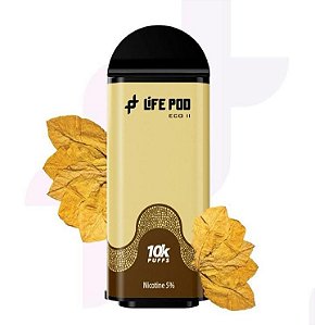 Refil Desc Life Pod Eco || 10.000 TOBACCO VIRGINIA