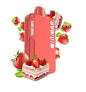 Pod Desc Nikbar 10.000 STRAWBERRY SHORTCAKE