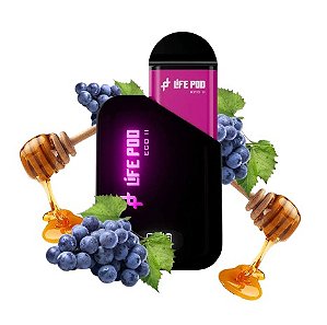 Life Pod Eco II Kit 10.000 Puffs GRAPE HONEYDEW