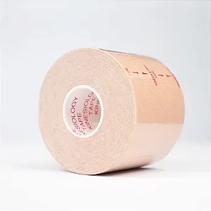 Kinesio Bandagem Elástica Adesiva Tape 5mx5cm Cor Bege