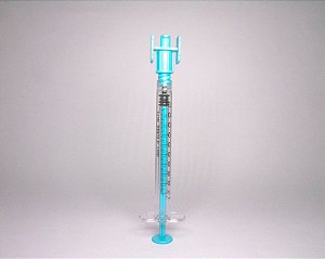SERINGA CRISTAL 1 ml Interflexy   ZERO RESIDUO pacote com 5 unidades
