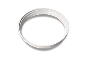 Porta Grelha Redondo Branco 150mm