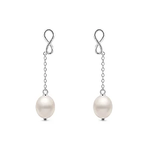 Brinco em Prata 925 com Pérola