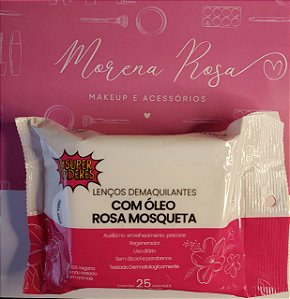 Lenços Demaquilantes com Óleo Rosa Mosquesta