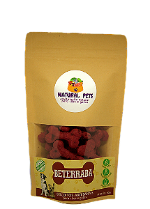 Biscoito Natural Pet´s p/  Cães e Gatos Beterraba 60 g