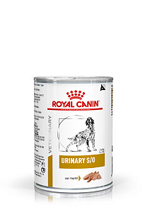 Patê Royal Canin Urinary S/O Veterinary p/ Cães 410 g