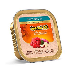 Patê Special Cat Ultralife Gatos Adultos Carne e Batata-Doce 100 g.