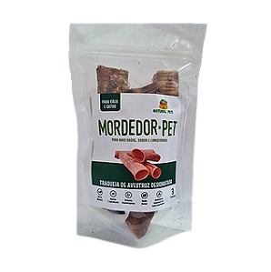 Petisco Natural Pet´s p/ Cães e Gatos Traqueia de Avestruz c/ 3 unidades