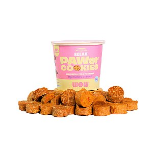 Petisco Pawer Cookies Relax Fígado Aveia e Cenoura 35g