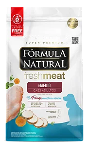 Ração Formula Natural Fresh Meat  p/ Cães Adulto Médio Frango 2,5 kg