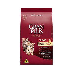 Ração Gran Plus Gatos Filhote Frango & Arroz 3 Kg