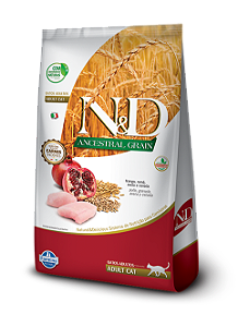 Ração N&D Ancestral Feline Adulto Frango Romã 1,5 Kg