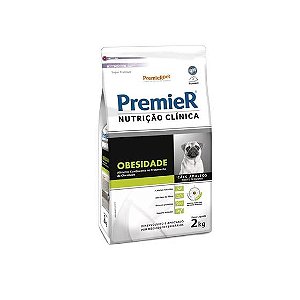 Ração Premier Nutrição Clínica Obesidade p/ Cães Porte Pequeno 2 kg