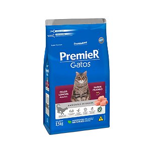 Ração Premier Gatos Adulto Pelos Longos Frango 1,5 kg