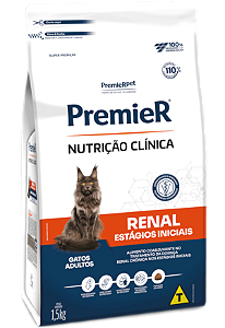 Ração Premier Gatos Nutrição Clínica Renal Estágio Inicial 1,5 kg