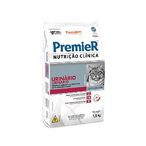 Ração Premier Gatos Nutrição Clínica Urinaria 1,5 kg
