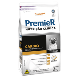 Ração Premier Nutrição Clínica Cardio p/ Cães Pequeno 2 kg