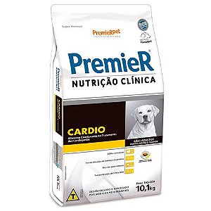 Ração Premier Nutrição Clínica Cardio p/ Cães porte Médio/GRande 10,1 kg