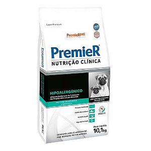 Ração Premier Nutrição Clínica Hipoalergênica Proteina Hidrolisada Mand. p/Cães Adultos e Filhotes Médio/Grande 10,1  kg