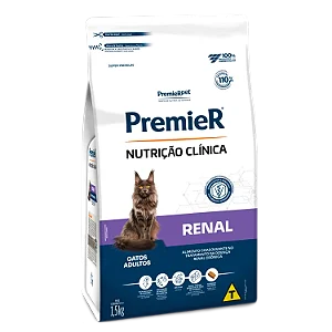 Ração Premier Nutrição Clínica Renal p/ Gatos 1,5 kg