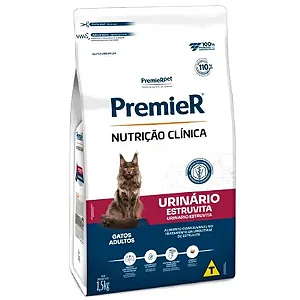 Ração Premier Nutrição Clínica Urinário p/ Gatos 1,5 kg