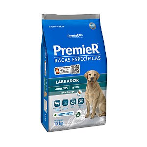Ração Premier Raças Específicas p/ Cães Adulto  Labrador Sabor Frango 12 kg