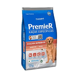 Ração Premier Raças Específicas p/ Cães Adulto Golden Retriever Sabor Frango 12 kg
