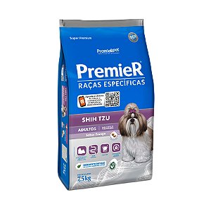 Ração Premier Raças Específicas P/Cães Adulto Shih Tzu Frango 7,5 Kg