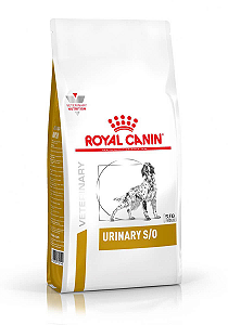 Ração Royal Canin Veterinary Diet Urinary S/O p/ Cães com Cálculo Urinários 2 kg