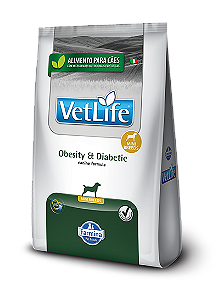Ração Vet Life Canine Obesidade & Diabete Mini 10,1 Kg