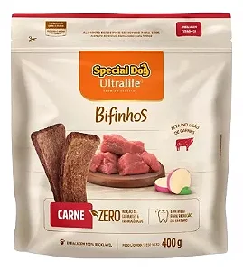 Snacks Special Dog Bifinhos Sabor Carne 400 g.