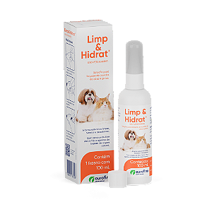 Limp & Hidrat Solução p/ limpeza ouvidos Cães e Gatos 100 ml