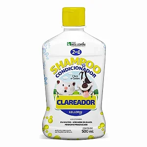 Shampoo e Condicionador Pet Kiss Clareador 500 ml
