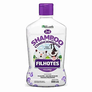 Shampoo e Condicionador Pet Kiss Filhotes 500 ml