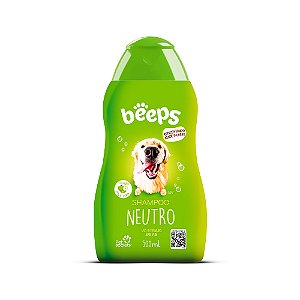 Shampoo Neutro Beeps p/ Cães e Gatos 500 ml