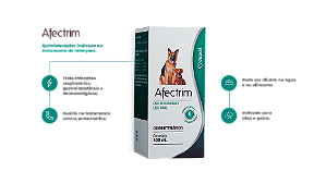 Afectrim Oral Antibacteriano Sulfametoxazol  p/ Cães e Gatos  100 ml