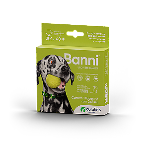 Banni Endectocida Tópico para Cães de 20,1 a 40 Kg