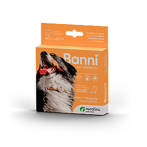 Banni Endectocida Tópico para Cães de 40,1 a 60 Kg