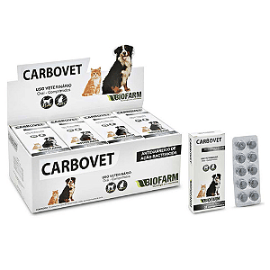 Carbovet, Antidiarreico de Ação Bacteriana c/Blister c/10 comp.