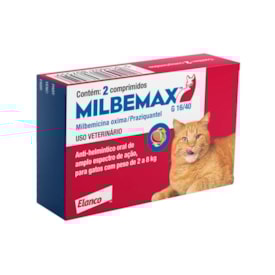Milbemax Vermífugo para Gatos de 2 a 8 kg