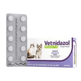 Vetnidazol 75 mg (Metronidazol) 1 Blister c/ 10 comprimidos